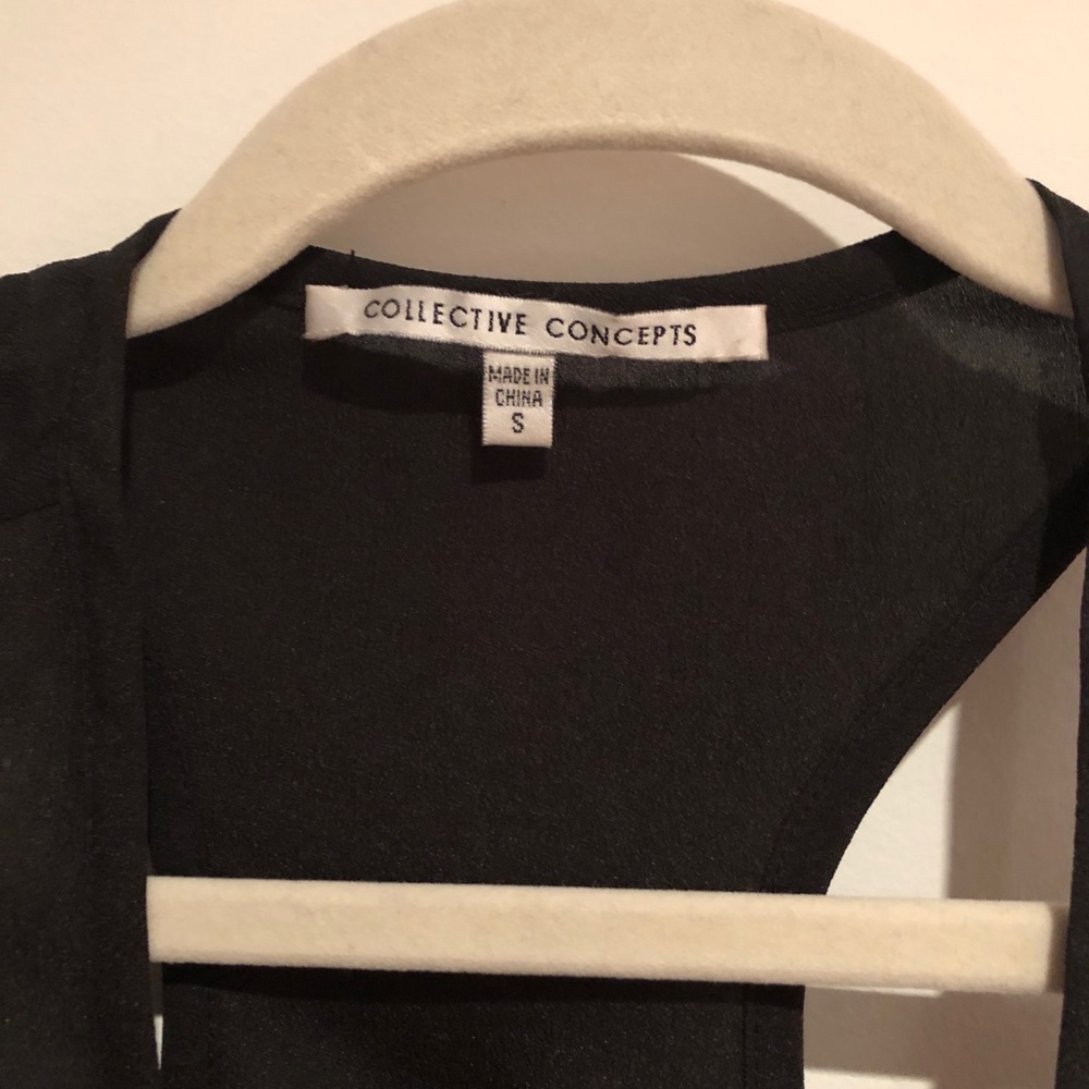 Black Chiffon Racerback Tank - Picture 6 of 6